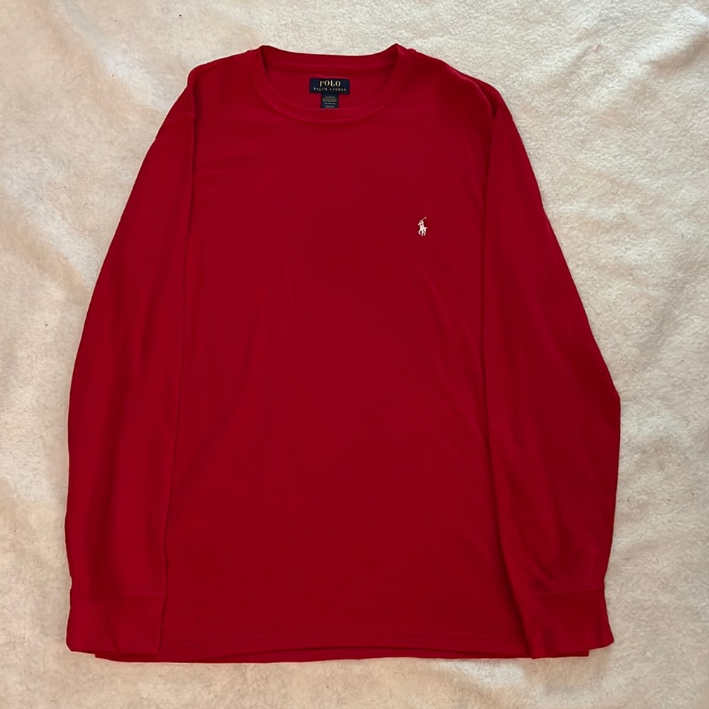 Polo Longsleeve w/ white logo